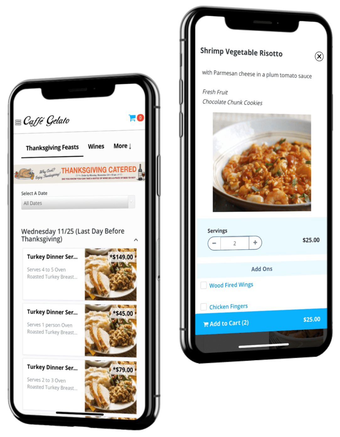 Explore Menus Mockup